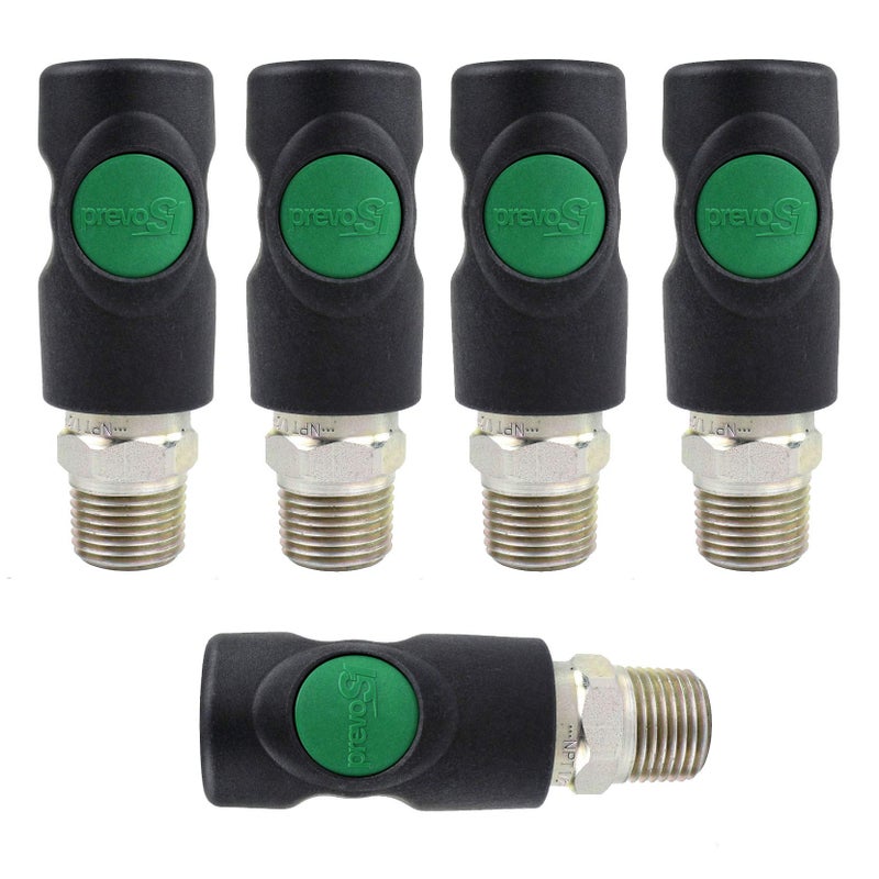 Prevost High Flow Safety Air Coupler ESI 071253 1/2" MNPT Quality New Prevo S1 (5) - Image 1